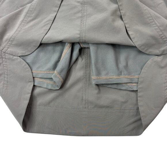 Athleta Womens Size 6T 6 TALL Chelsea Cargo Skort Mesh Inner Shorts Skirt Taupe - Picture 16 of 16
